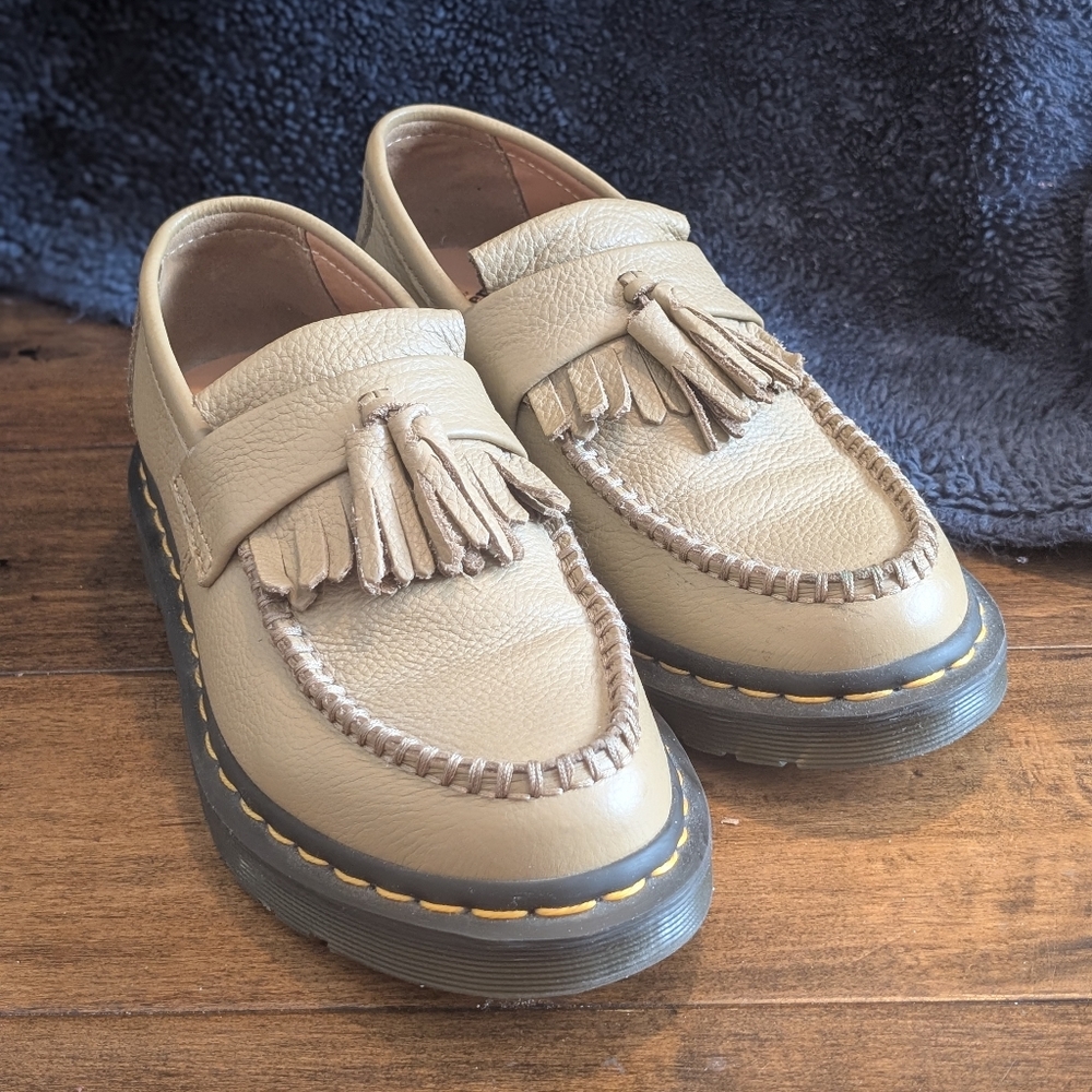 Dr. Martens Tan Loafers | Soft Virginia Leather